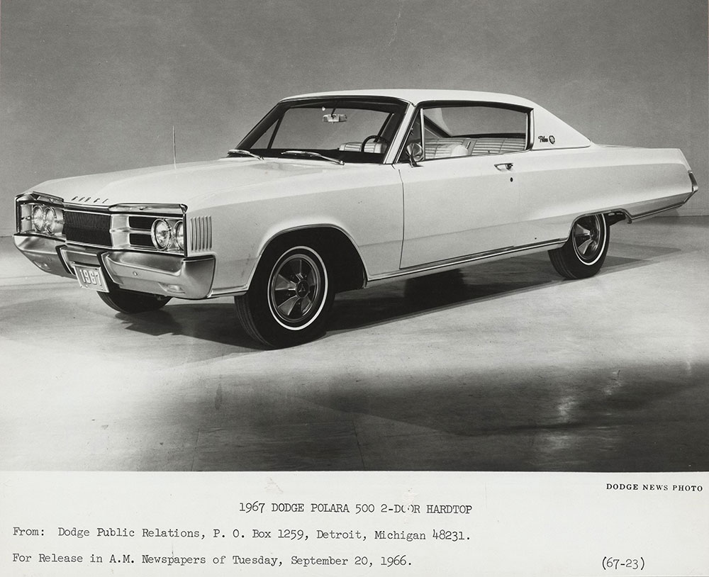 Dodge Polara 500 2-door hardtop- 1967