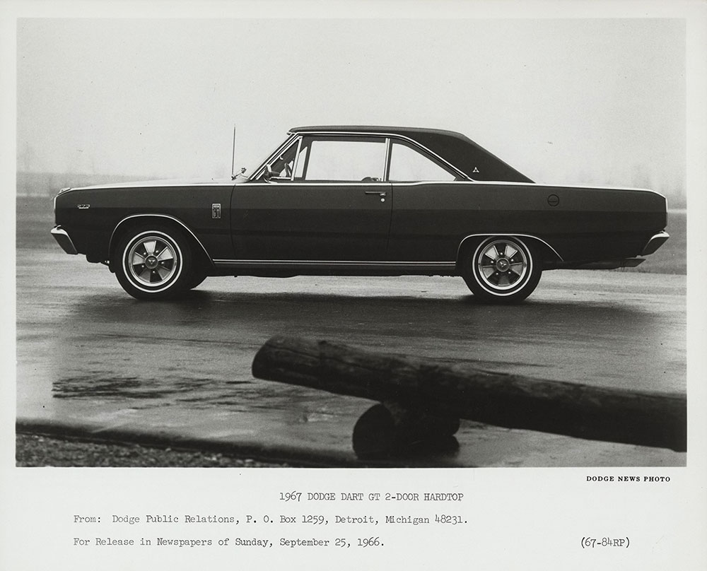 Dodge Dart GT 2-Door Hardtop - 1967