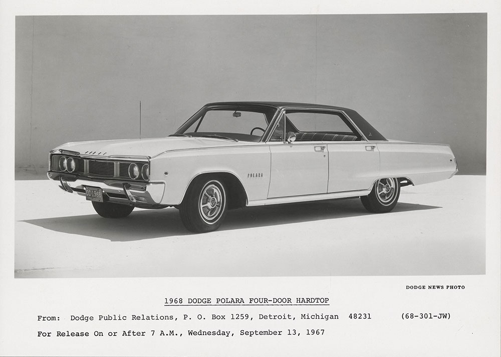 Dodge Polara Four-Door Hardtop - 1968
