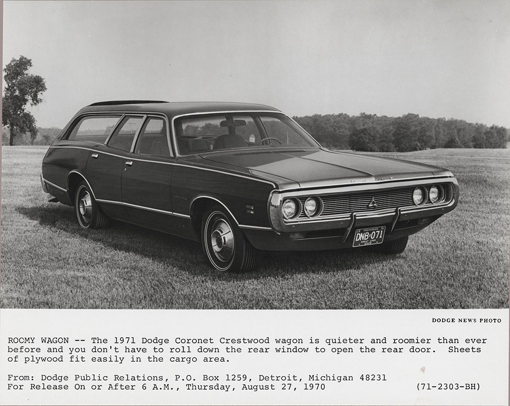 Dodge Coronet Crestwood Wagon- 1971