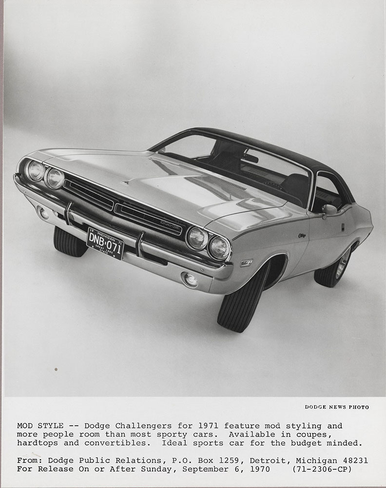 Dodge Challenger- 1971