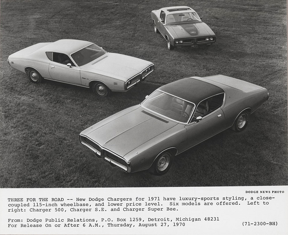 Dodge Chargers- 1971