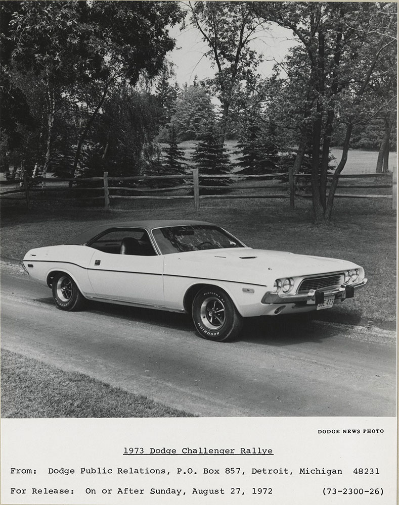 Dodge Challenger Rallye- 1973
