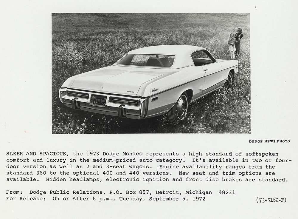 Dodge Monaco- 1973
