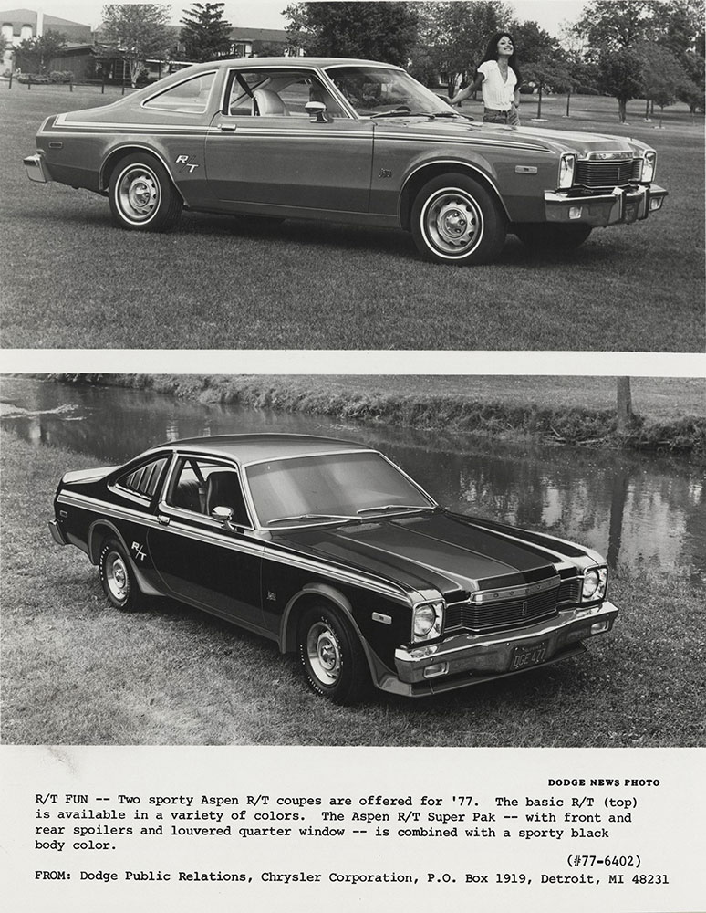 Dodge Aspen R/T coupe 1977