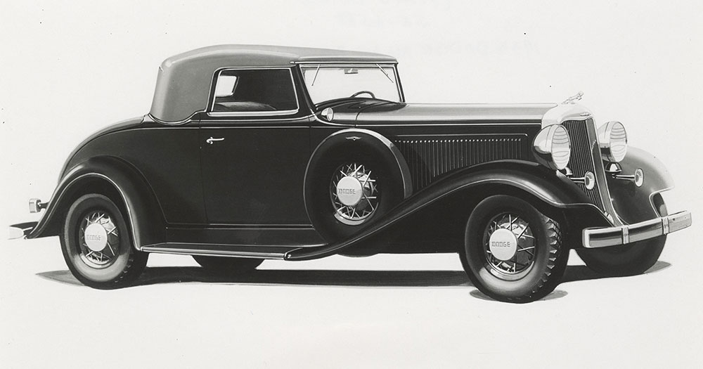 Dodge 1933 Model DO Convertible