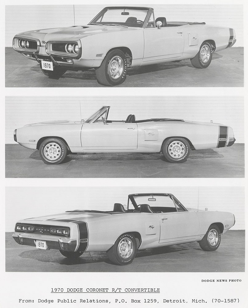 Dodge 1970 Coronet R/T Convertible
