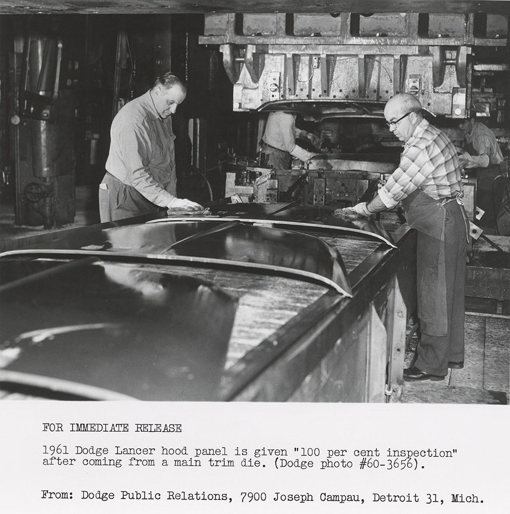 Dodge 1961 Lancer Hood Panel