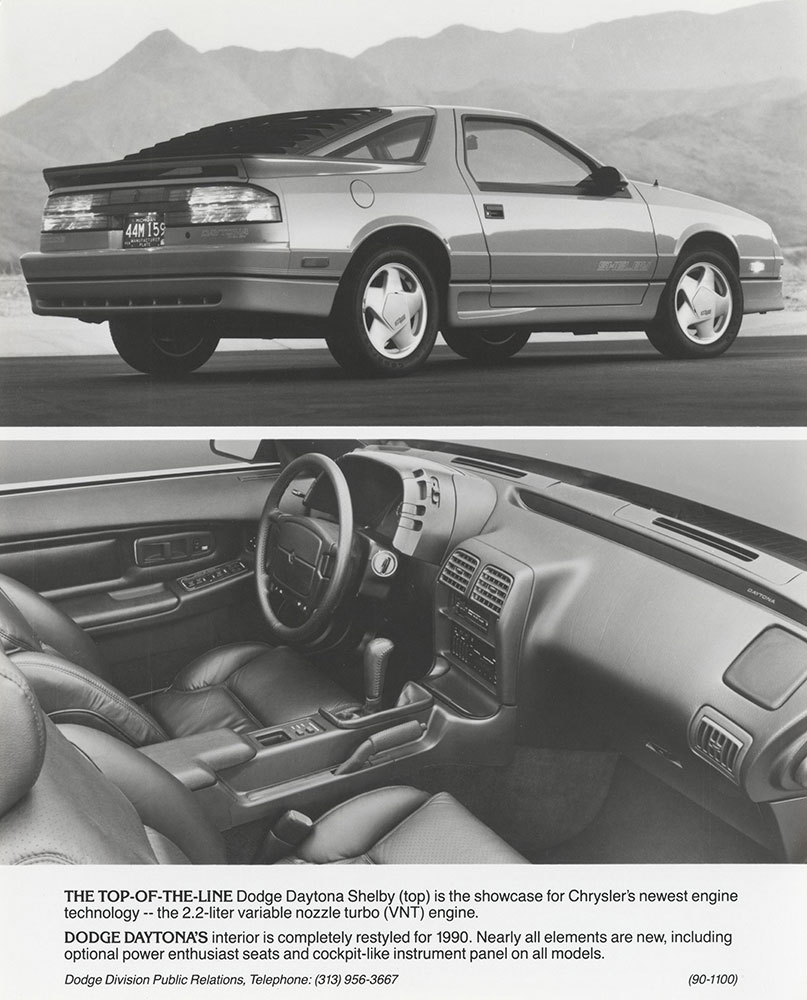 Dodge 1990 Daytona Shelby