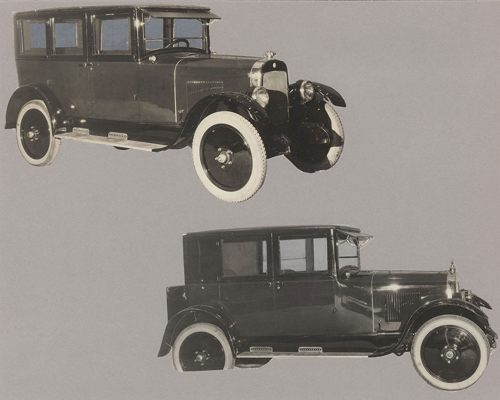 Dort sedan (top), brougham (bottom): 1924