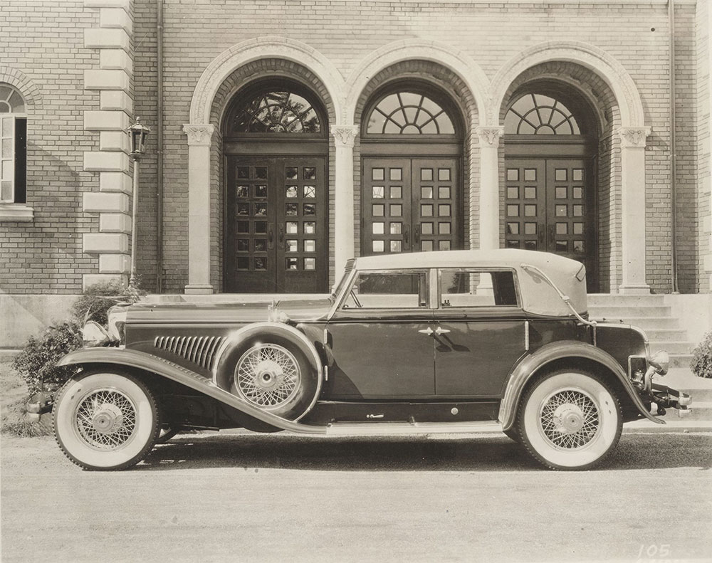 Duesenberg Model J convertible sedan, by Derham: 1932