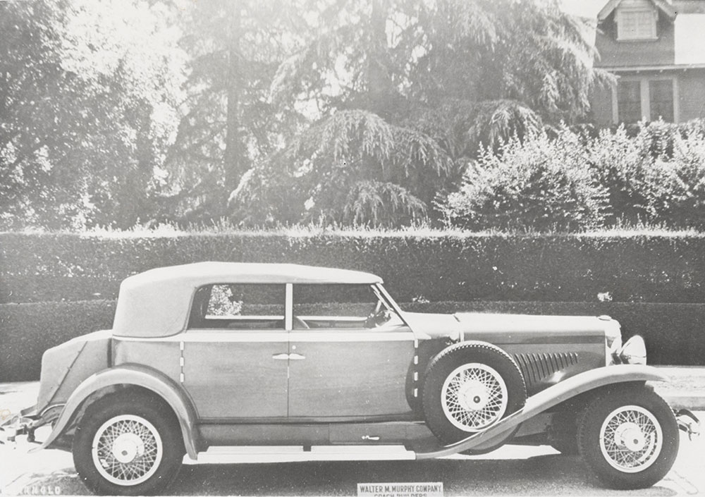 Duesenberg Model J Convertible Sedan, bodywork by Walter M Murphy Company