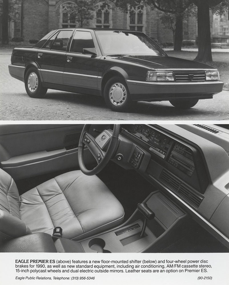 Eagle Premier ES four-door sedan: 1990