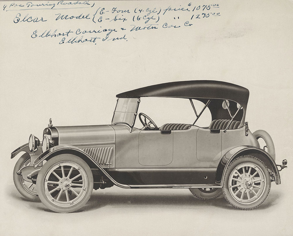 Elcar 4-Passenger Touring Roadster 1918