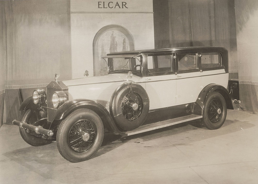 Elcar Model 8-81 7-Passenger Sedan at Chicago Show 1926