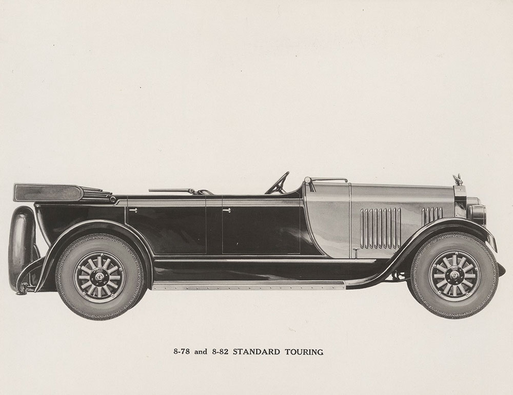 Elcar 8-78 and 8-82 standard touring: 1928