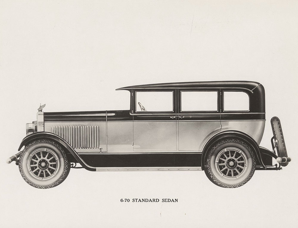 Elcar Model 6-70 standard sedan: 1928