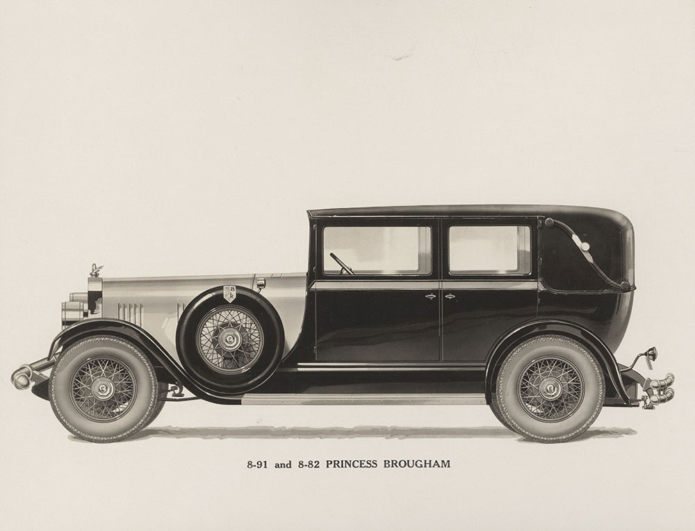 Elcar Model 8-91 and 8-82 Princess Brougham: 1928-1930