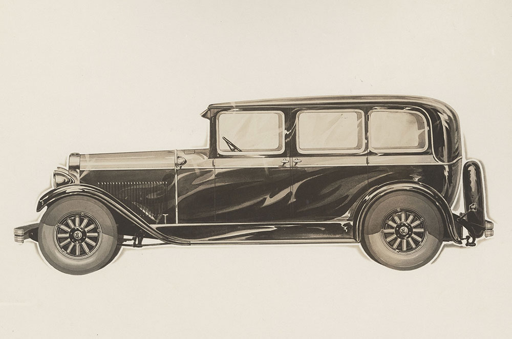 Elcar four-door sedan: 1930
