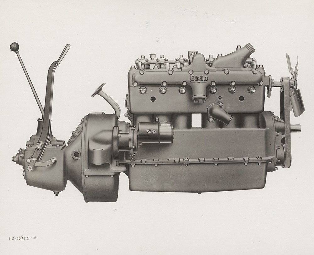 Elgin Six 1919 Right Side Motor