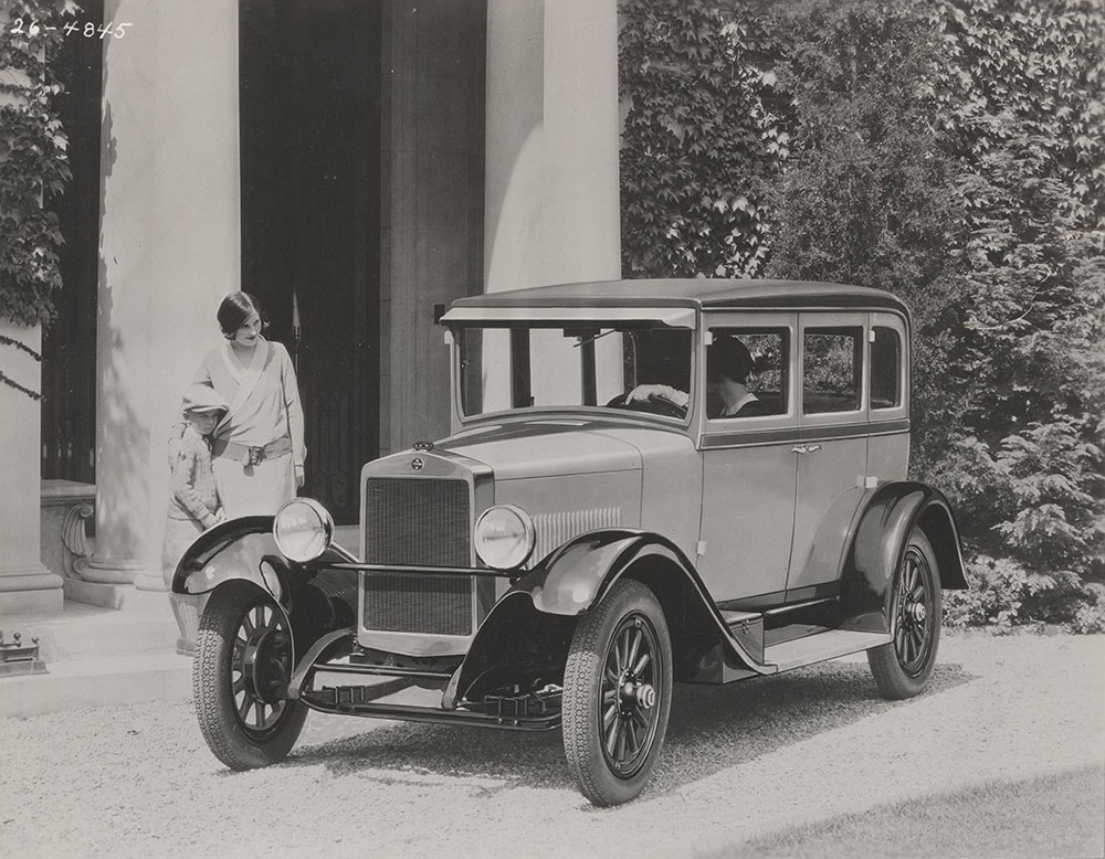 Erskine Six Custom Sedan for five: 1927
