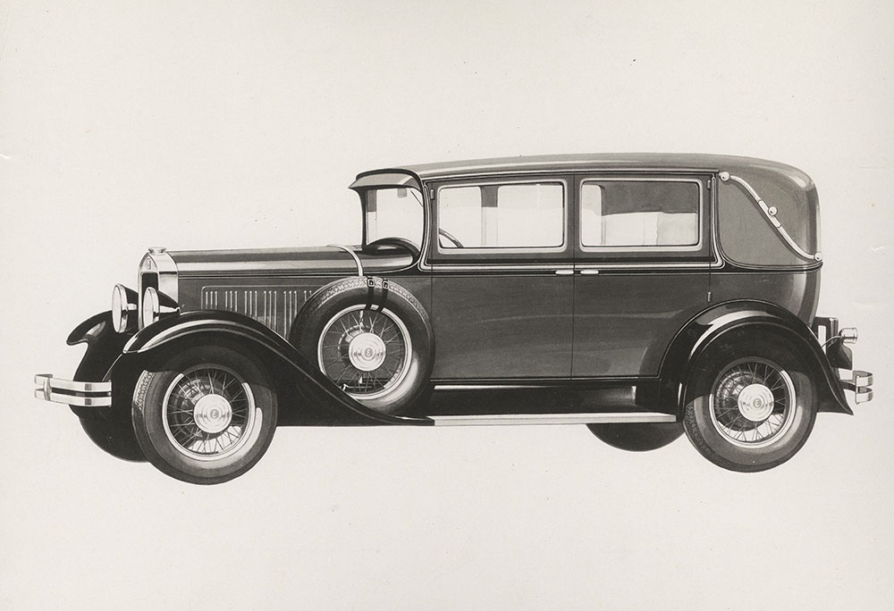 Erskine five-passenger, foru door Landau 1930