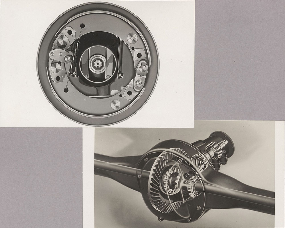 Erskine 1930 (top) Brakes, (bottom) Rear Axle