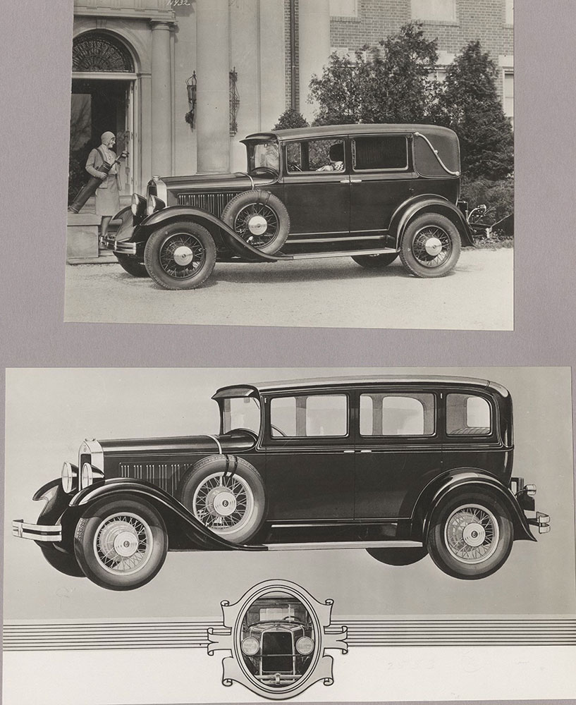 Erskine 1930 Top) Landau Sedan, (bottom) Regal Sedan