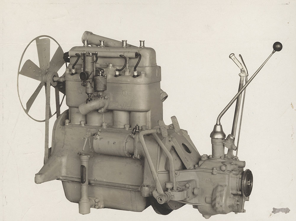 Essex motor, four-cylinder: 1918