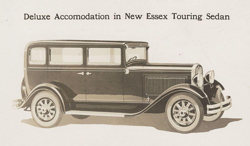 Essex Touring Sedan: 1931