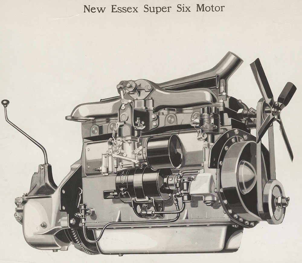Essex, new Essex Super Six Motor:  1931