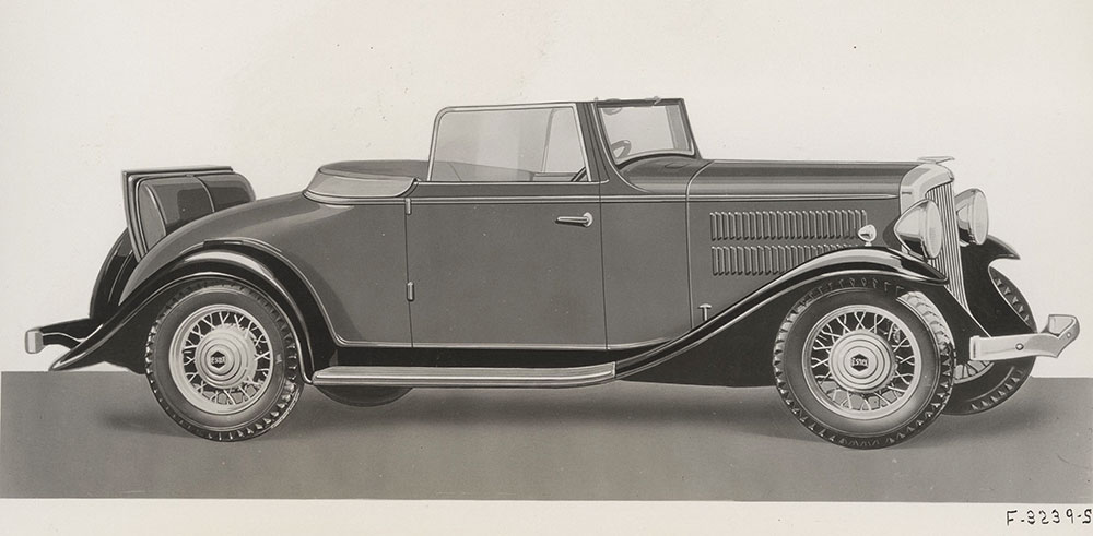 Essex Terraplane Convertible Coupe:  1932