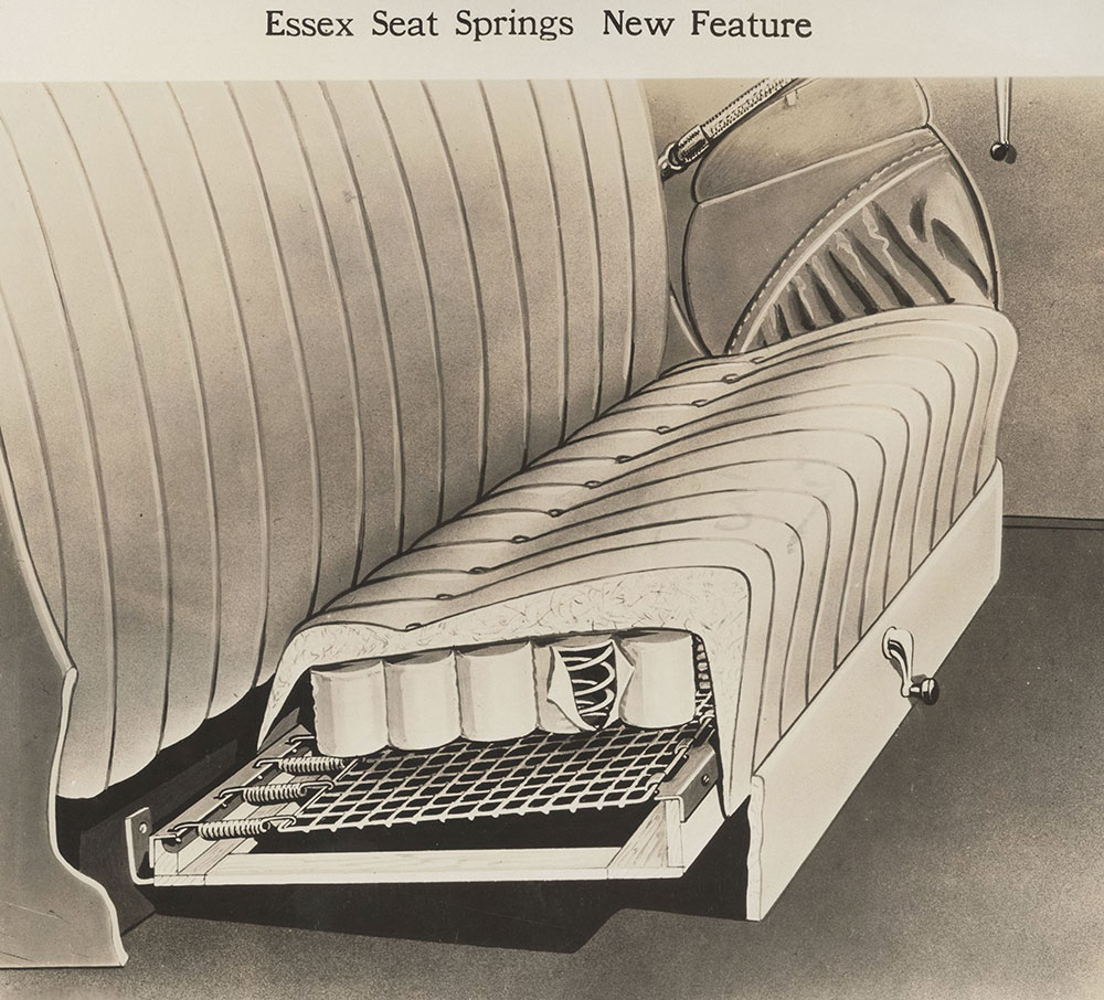 Essex Seat Springs, new feature: 1932