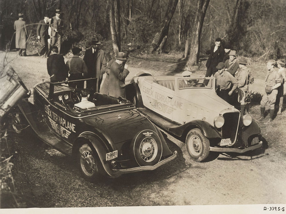 Essex Terraplane convertible coupe and roadster: 1933