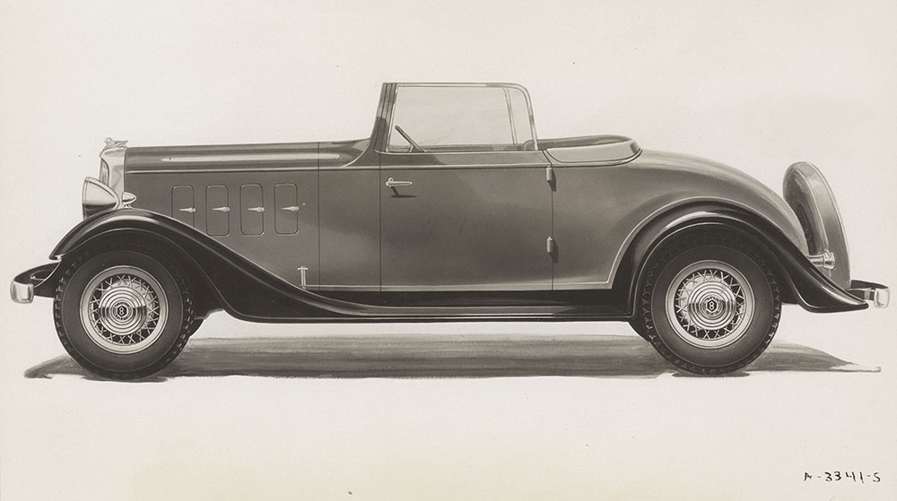 Essex Terraplane 8 convertible coupe: 1933