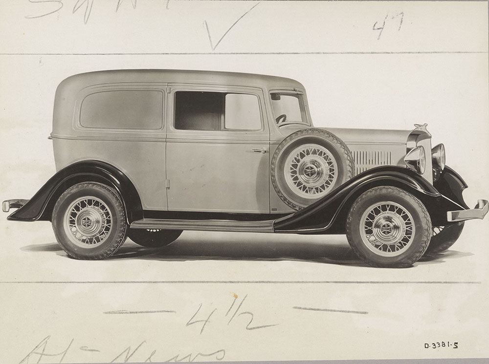Essex Sedan Delivery Car: 1933