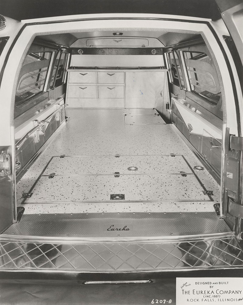 Eureka Company, rear compartment of ambuance: 1961