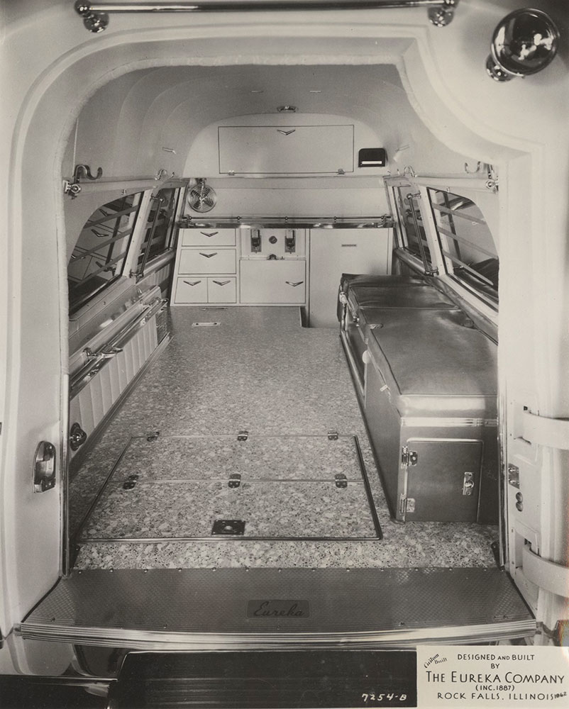Eureka Company, rear compartment of ambulance: 1962