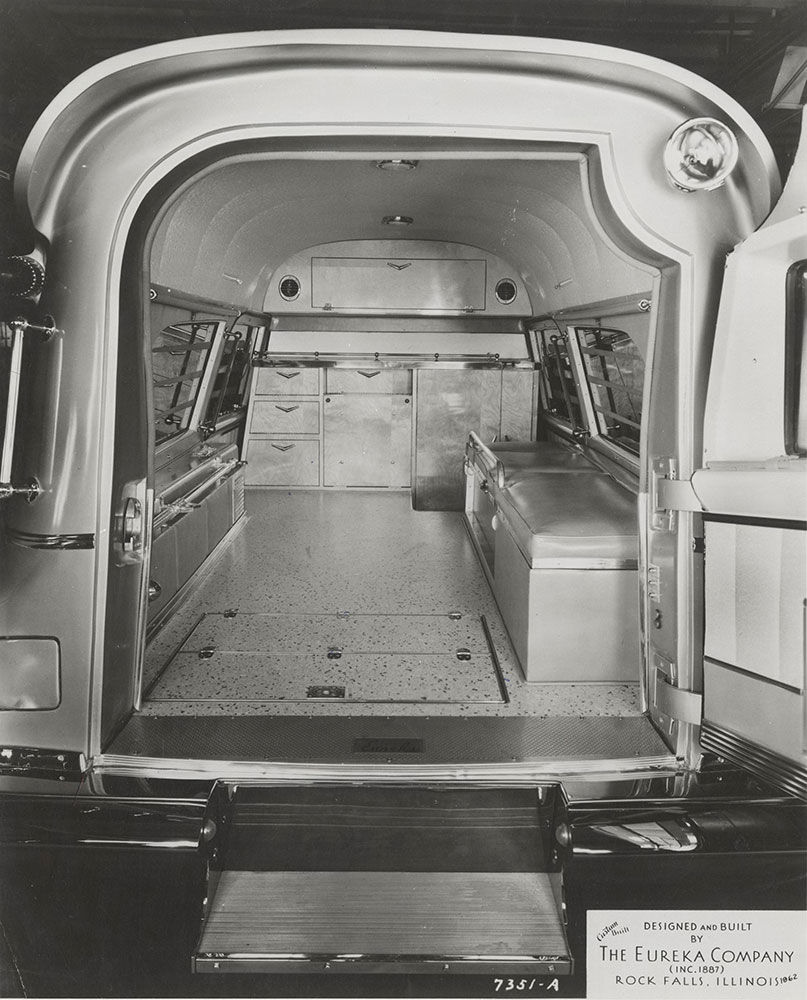 Eureka Company, high roofline ambulance, rear compartment: 1962