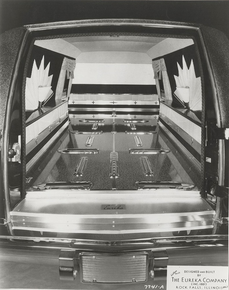 Eureka Company, funeral car, rear compartment: 1963