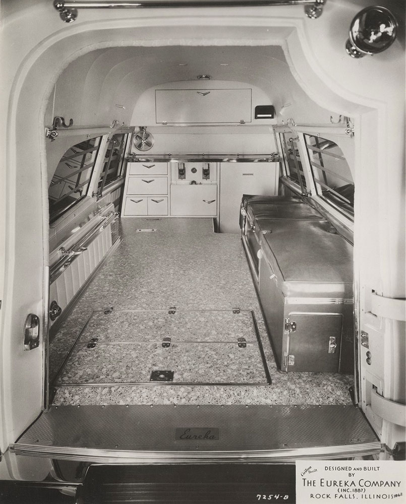 Eureka Company, high roofline ambulance, rear compartment: 1962