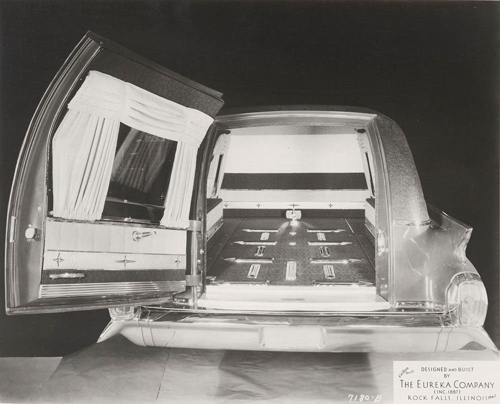 Eureka Company, Cadillac funeral car, rear compartment: 1962