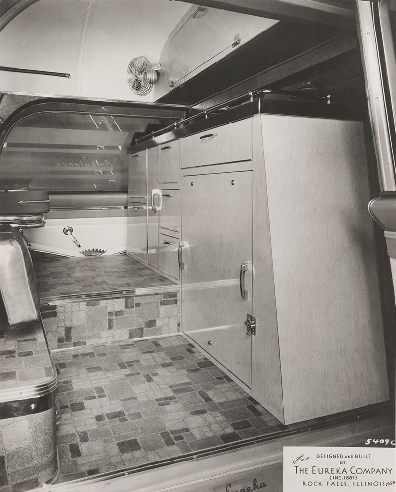 Eureka Company, rear compartment of ambulance: 1959
