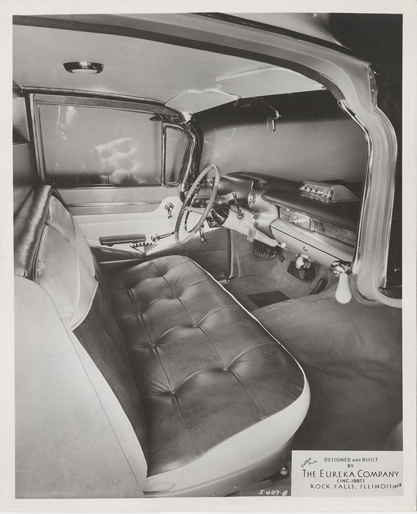 Eureka Company, interior, front compartment: 1959