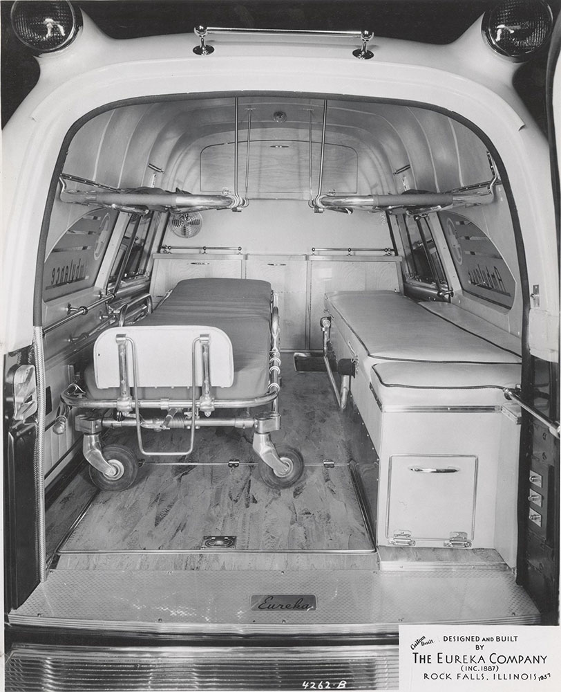 Eureka Company, rear compartment, ambulance: 1957