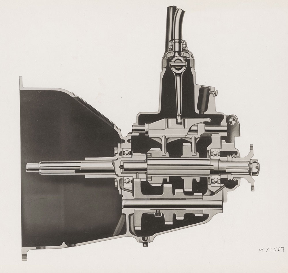 Falcon-Knight, cutaway gearbox - 1927