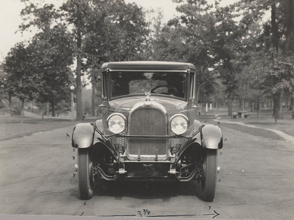 Falcon-Knight, front view of 4-door sedan - 1928