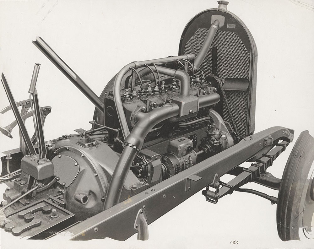 Ferris, right hand view engine assembly, Continental - 1920