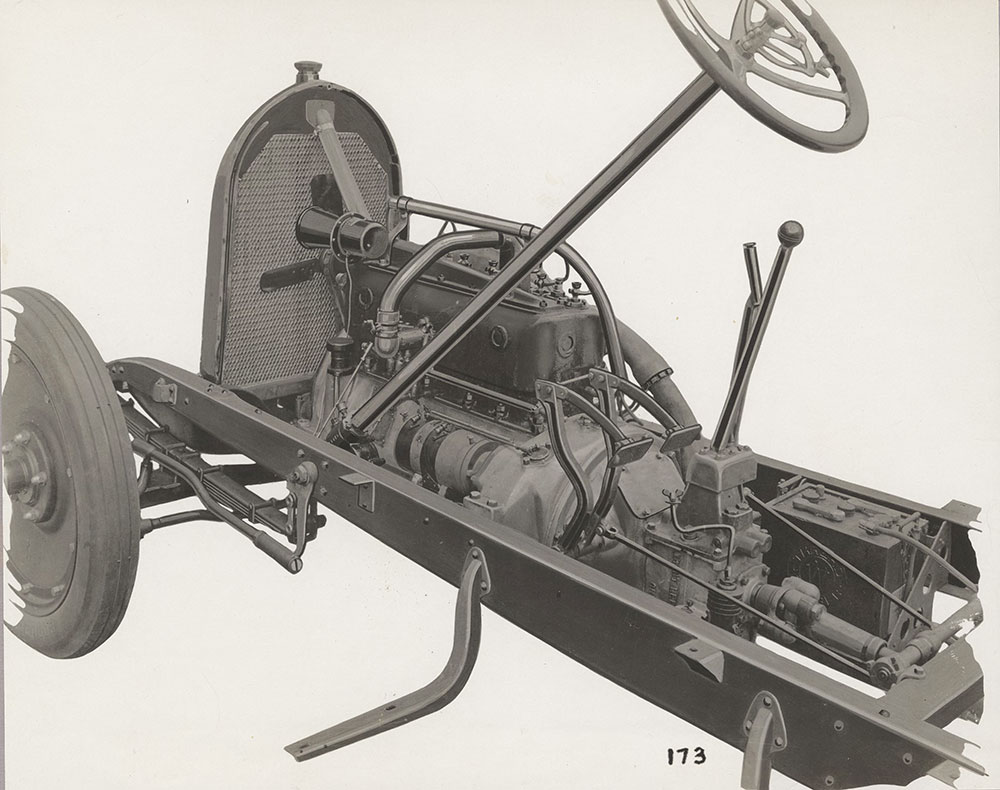 Ferris, left hand view Continental engine assembly - 1920