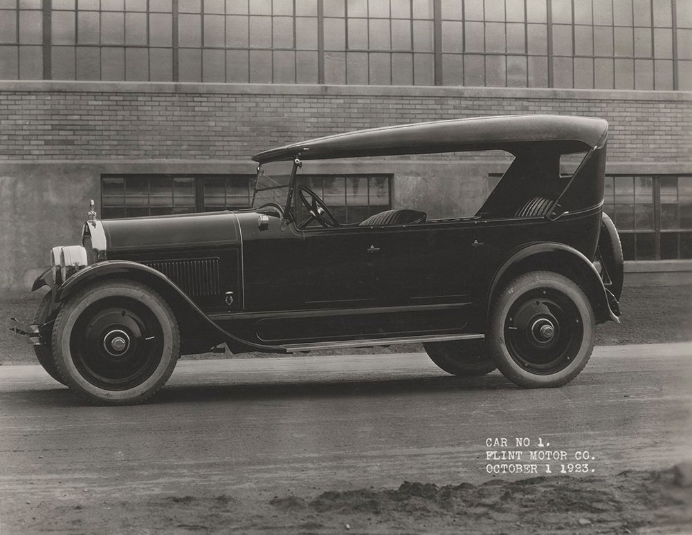 Flint, Car No 1 1924 Digital Collections Free Library